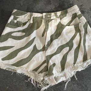 Womens S SHEIN colored jean shorts